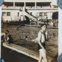 Gezira Club swimming pool, Cairo during WW2.